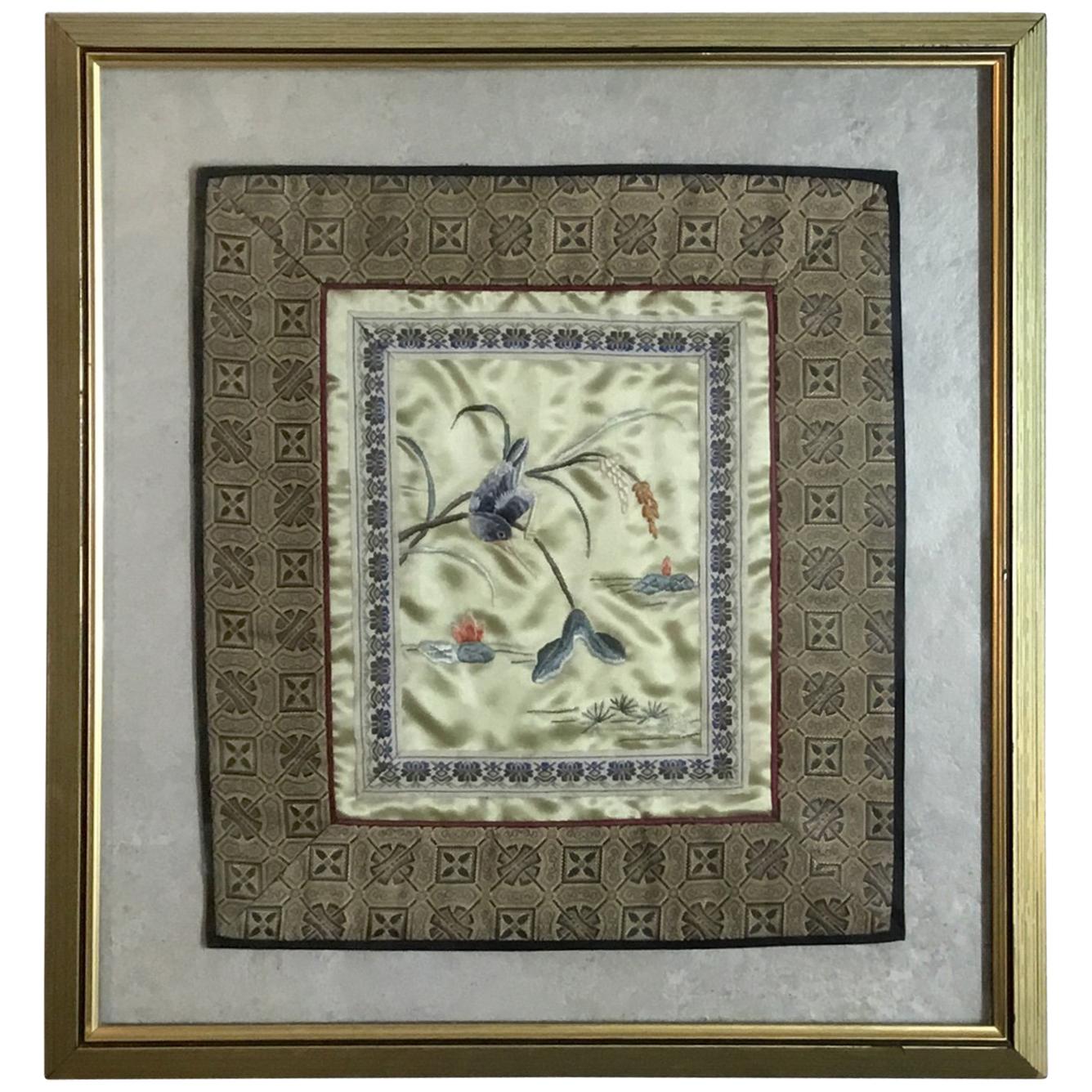 Vintage Chinese Hand Embroidery at 1stDibs