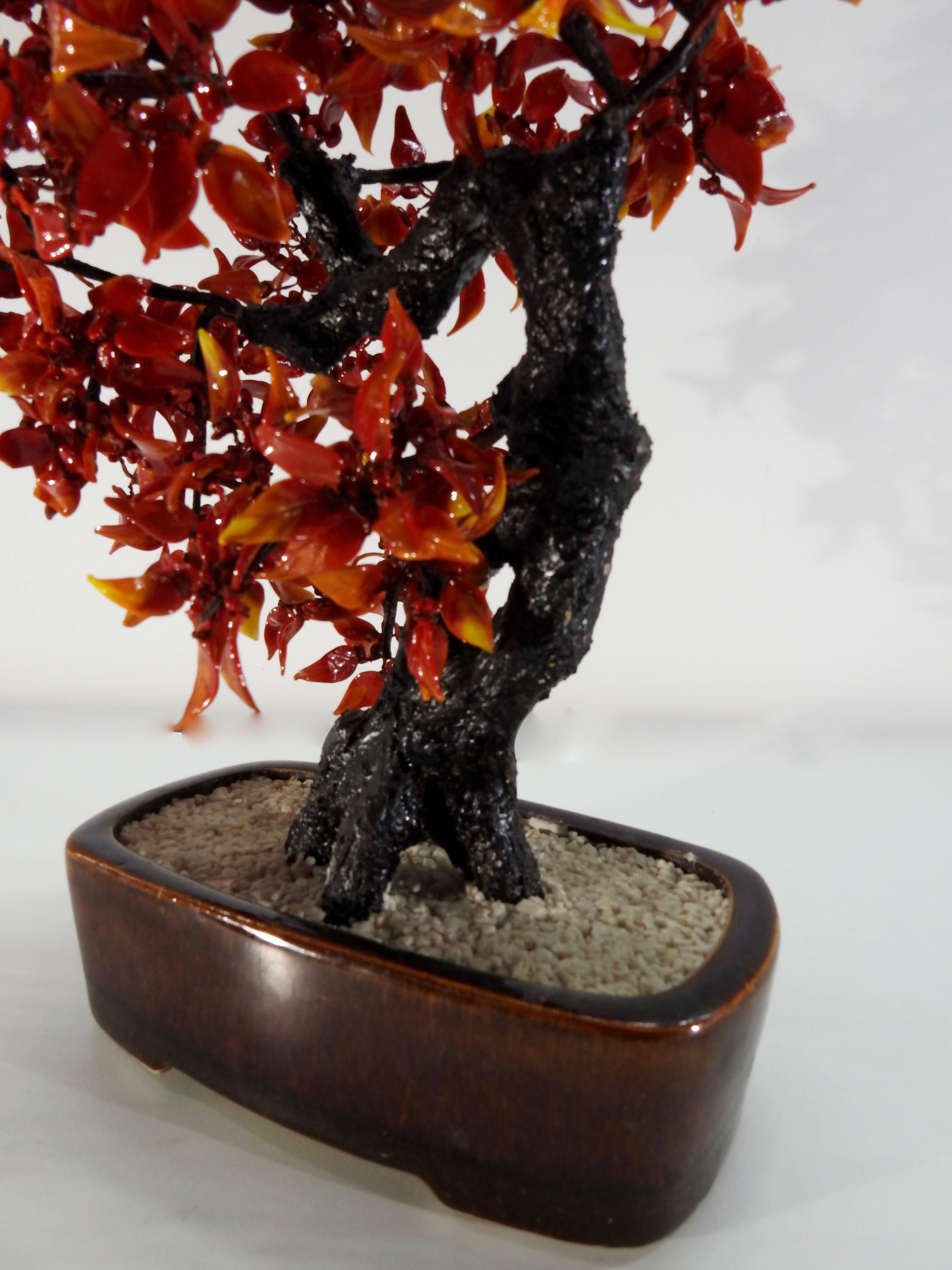 bonsai glass tree