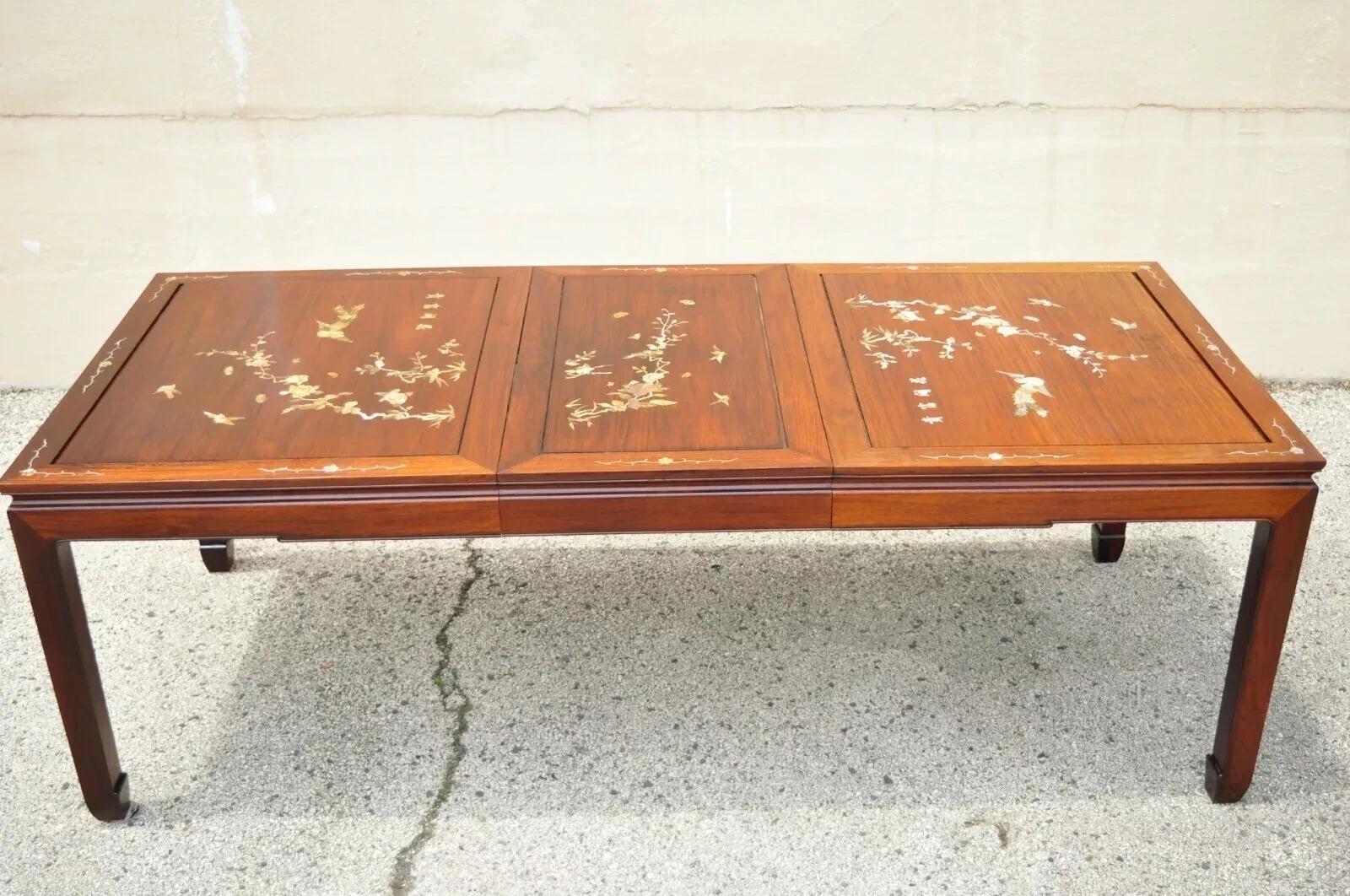 Ensemble de salle à manger chinoiseries vintage Harwood Chinoiserie 8 chaises - 9 pièces en vente 5