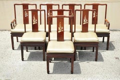 Ensemble de salle à manger chinoiseries vintage Harwood Chinoiserie 8 chaises - 9 pièces