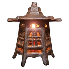 Vintage Chinese Iron Lantern 