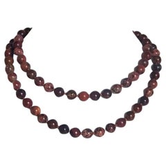 Vintage Chinese Jasper Necklace