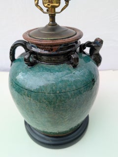 Vintage Chinese Jug Lamp