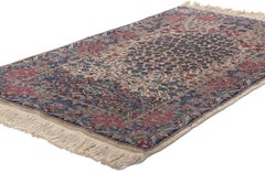 Vintage Chinese Kerman Tree of Life Prayer Rug