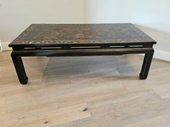 Table basse laquée chinoise vintage
