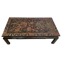 Vintage Chinese Lacquered Coffee Table