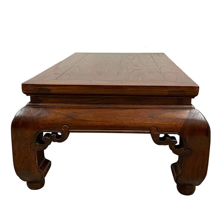 Vintage Chinese Ming Dynasty Style Low Coffee Table, Kang Table at 1stDibs