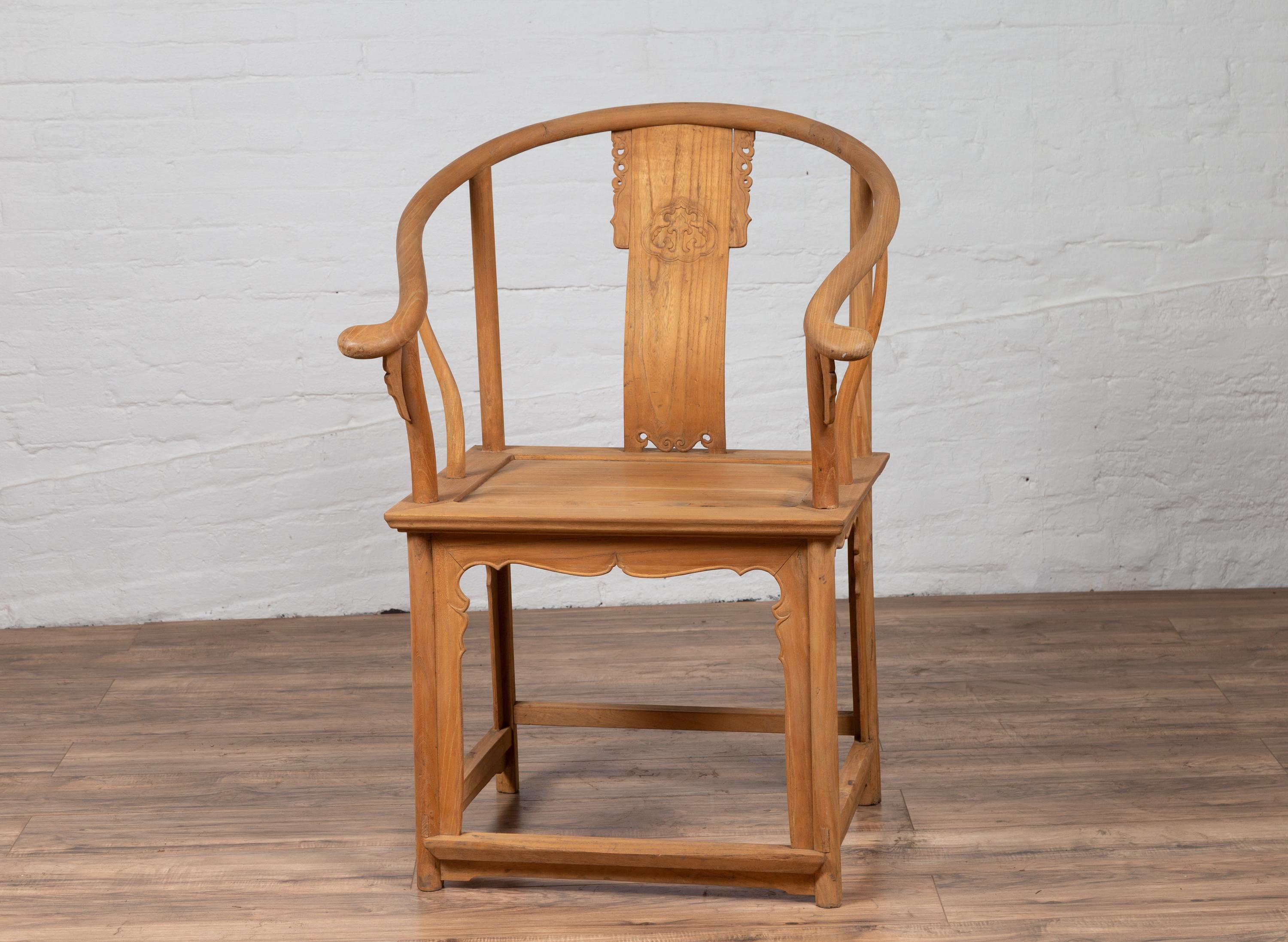ming horseshoe chair