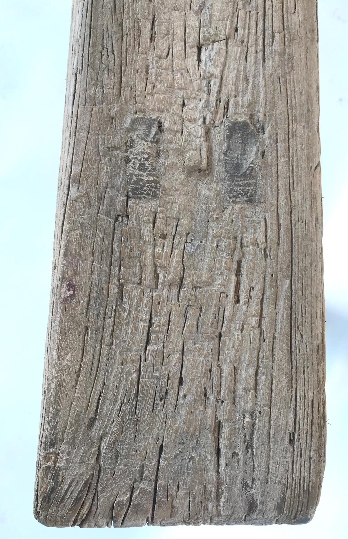 vintage narrow bench