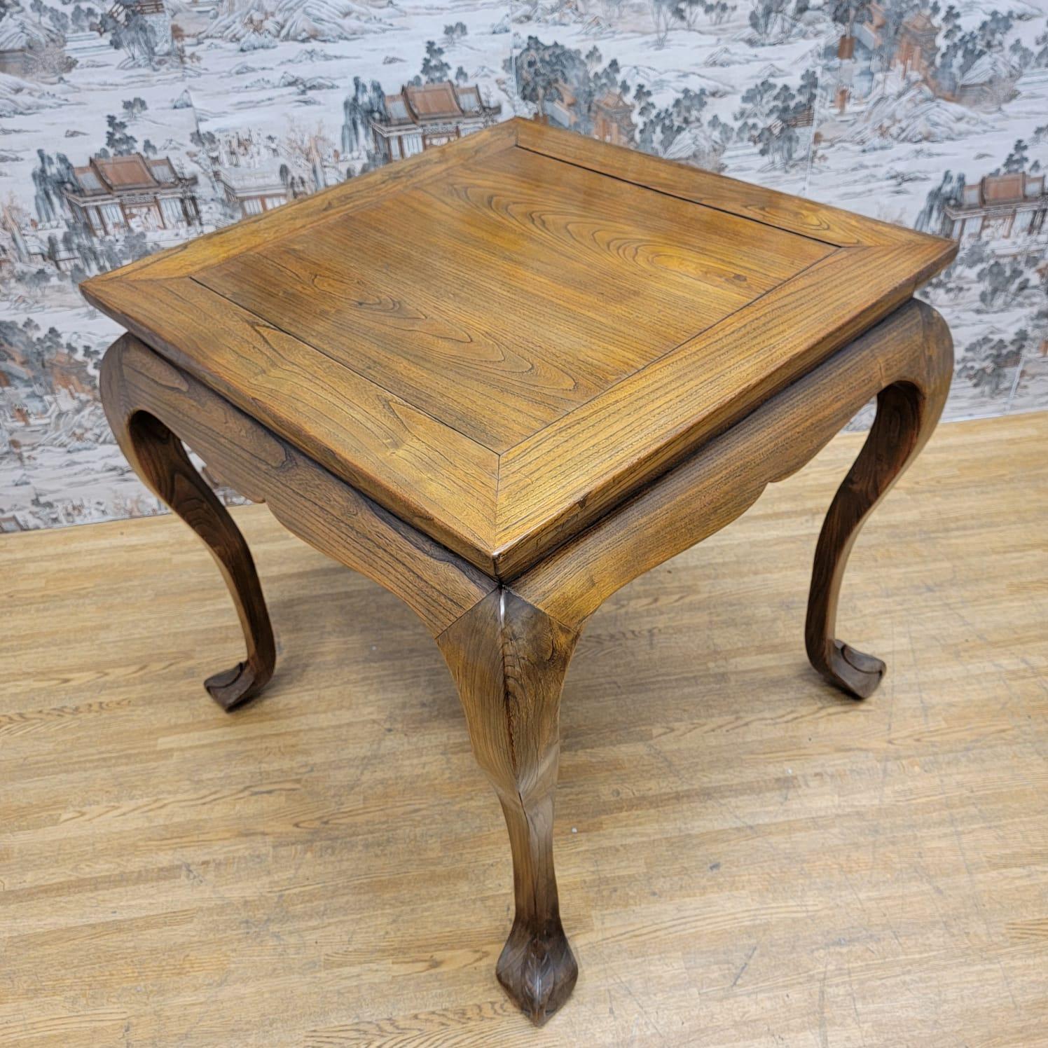 tall square side table