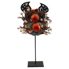Vintage Chinese Opera Theatre Headdress, Early 20th Century