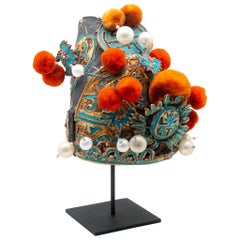 Vintage Chinese Opera Theatre Headdress, Early 20th Century