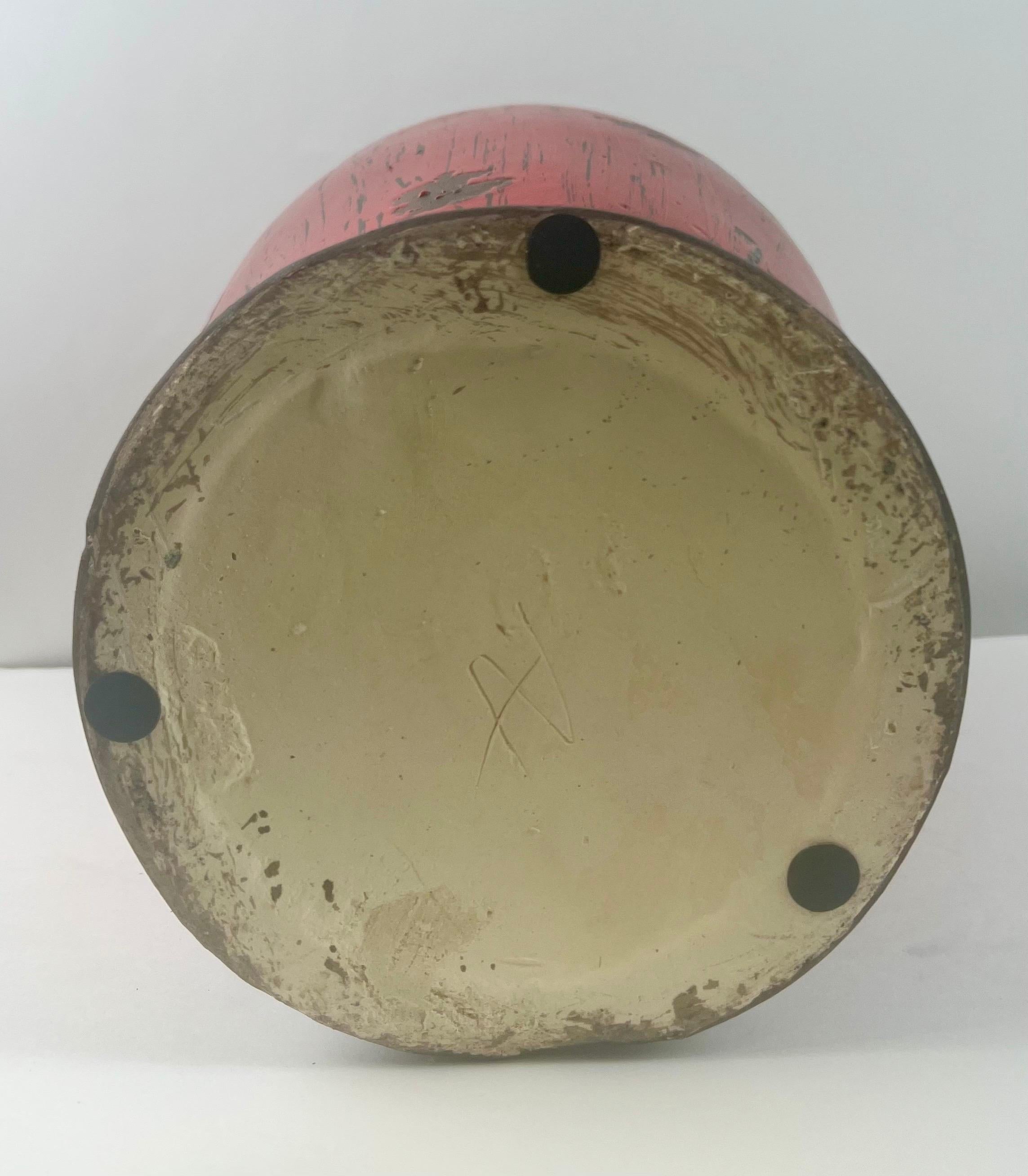 Vaso orientale cinese d'epoca in ceramica rossa con coperchio dal design anticato in vendita 10