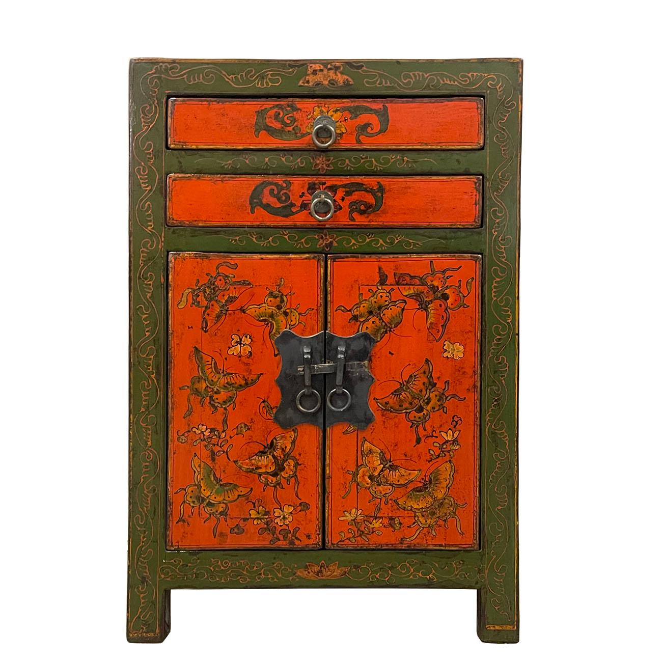 Vintage Chinese Painted 