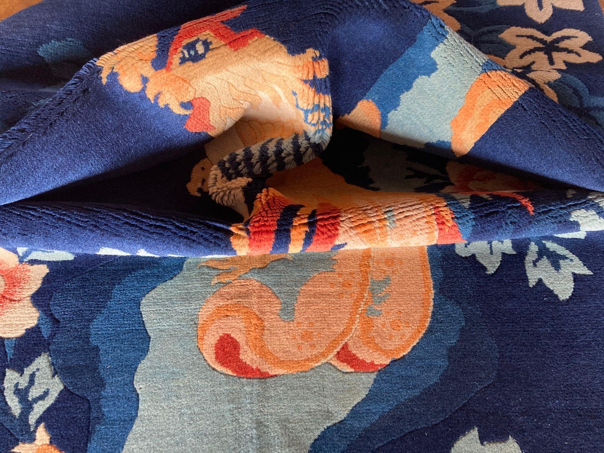 Tapis chinois Pao-Tao 1,52 m x 0,91 m en vente 7