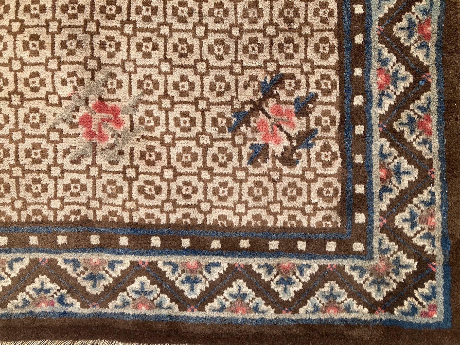 Wool Vintage Chinese Pao-Tao Rug 1.76m x 0.85m For Sale