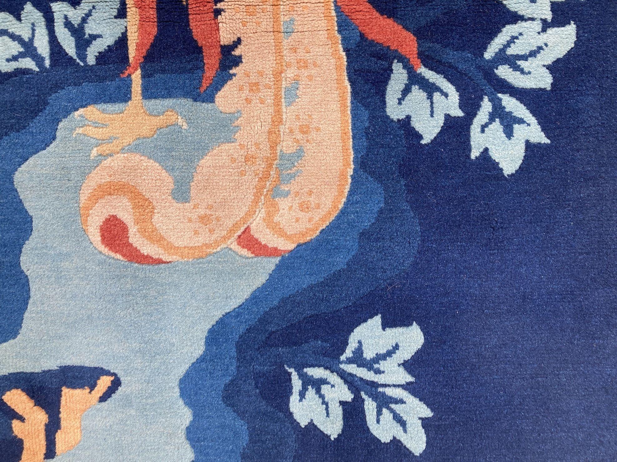 Mid-20th Century Vintage Chinese Pao-Tao Rug For Sale
