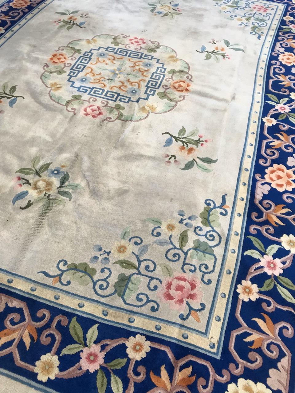 Vintage Chinese Pekin Rug For Sale 2