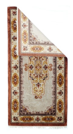 Vintage Chinese Silk Rug 2'3'' x 4'7''