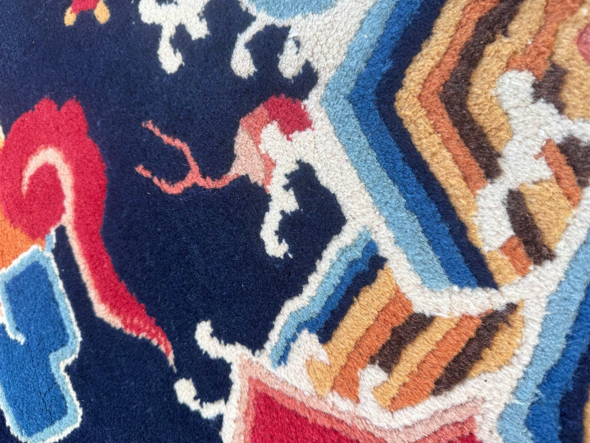 Vintage Chinesisch Peking Teppich 2.43m x 1.27m im Angebot 5
