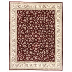Vintage Chinese Persian Tabriz Traditional Style Rug