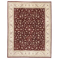 Tapis vintage persan de Tabriz de style traditionnel chinois