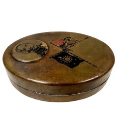 Vintage Chinese Political or Commemorative Ink Box