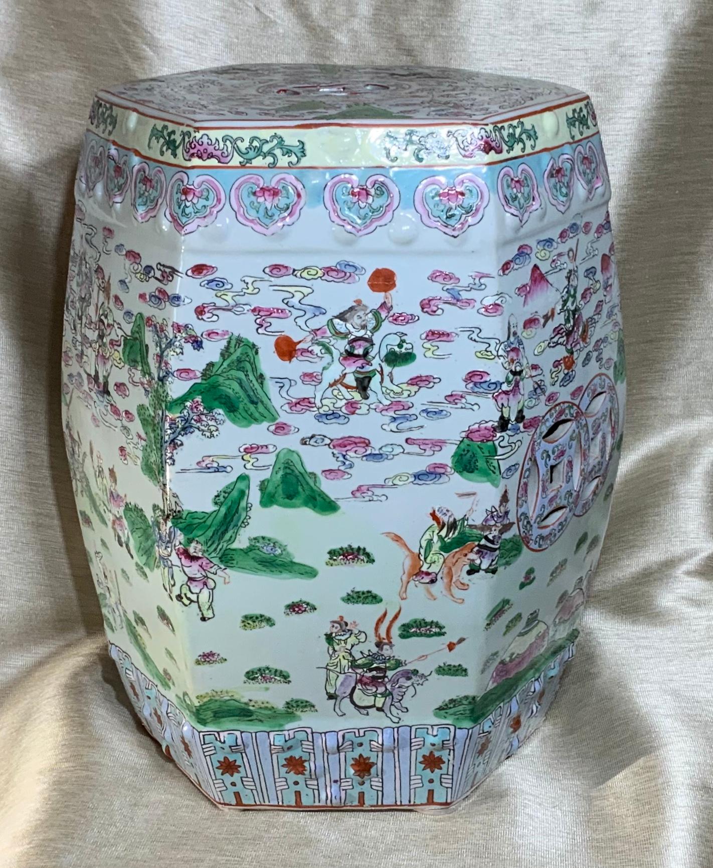 Mid-20th Century Vintage Chinese Porcelain Garden Stool