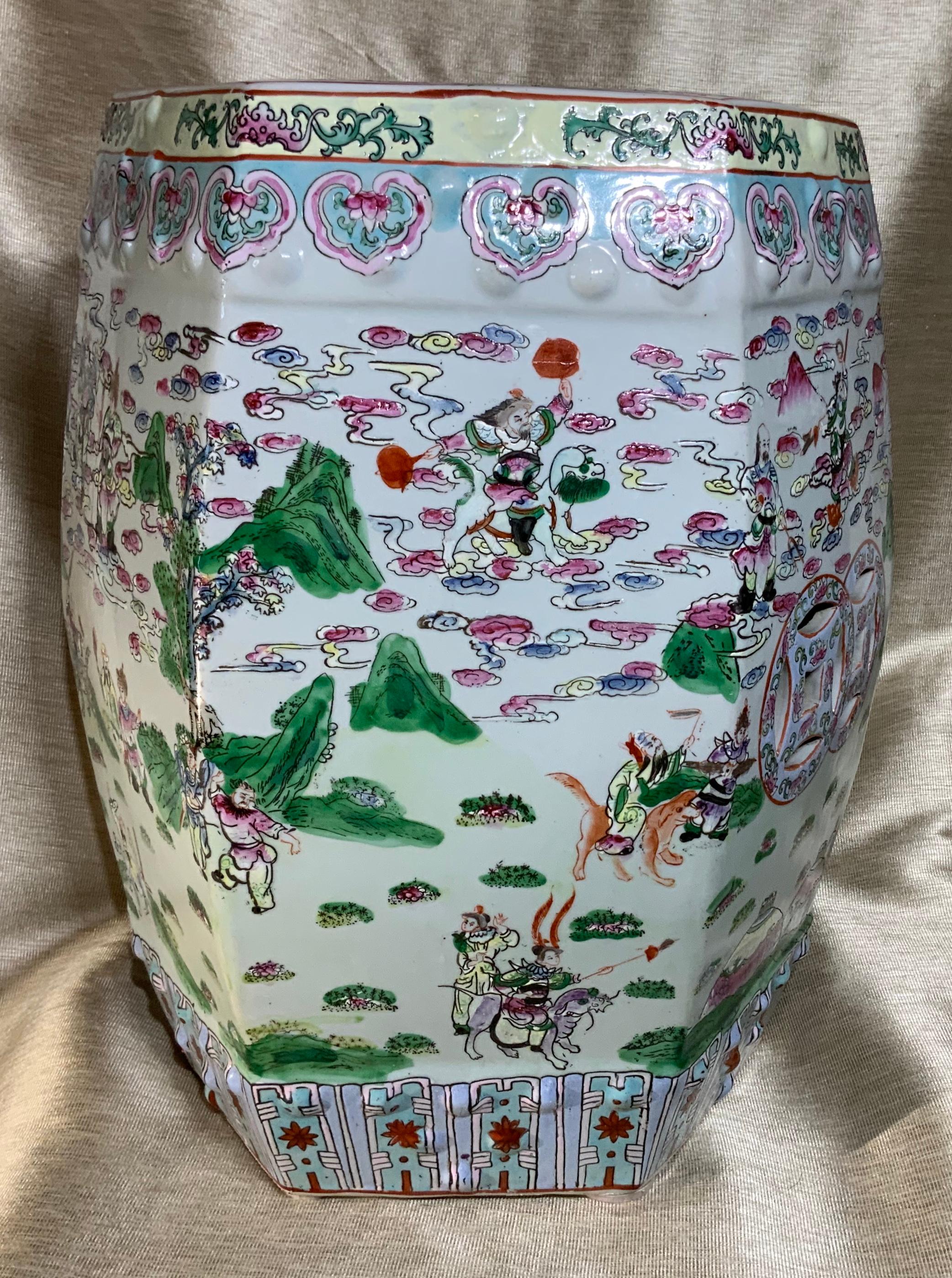 Ceramic Vintage Chinese Porcelain Garden Stool
