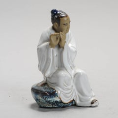 Vintage Chinese Porcelain PROC Shiwan Figure, 1990