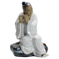 Vintage Chinese Porcelain PROC Shiwan Figure, 1990