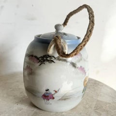 Vintage Chinese Pottery Tea Pot