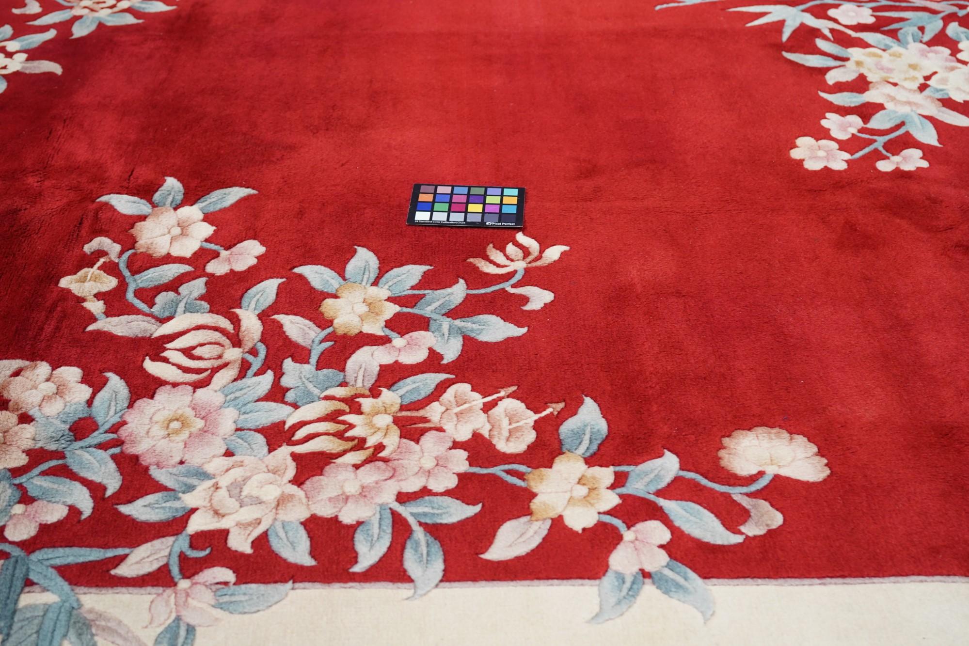 Vintage Chinesisch Teppich 6' x 8'11'' im Angebot 6