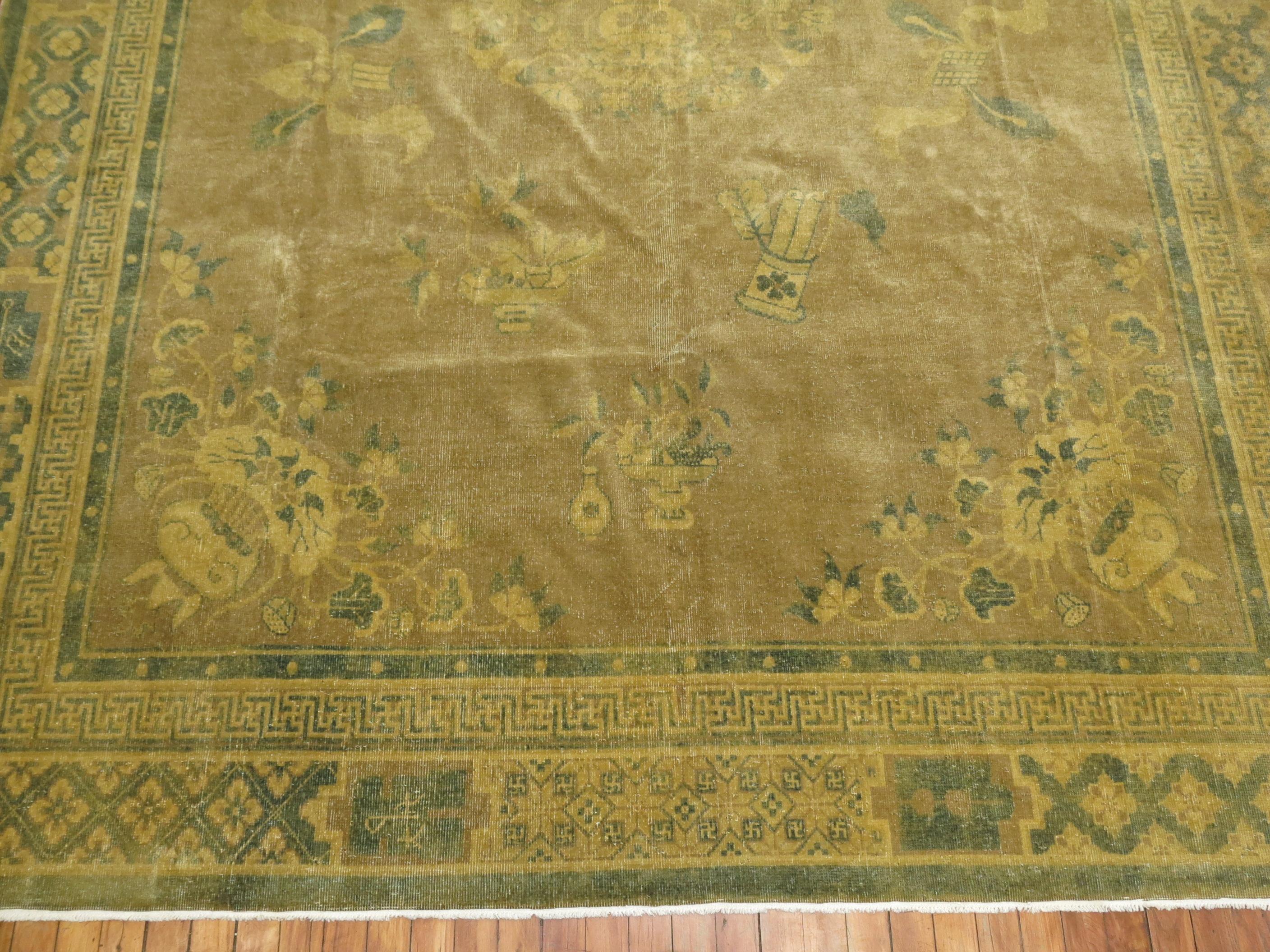 Chinesischer Teppich, Vintage im Angebot 3