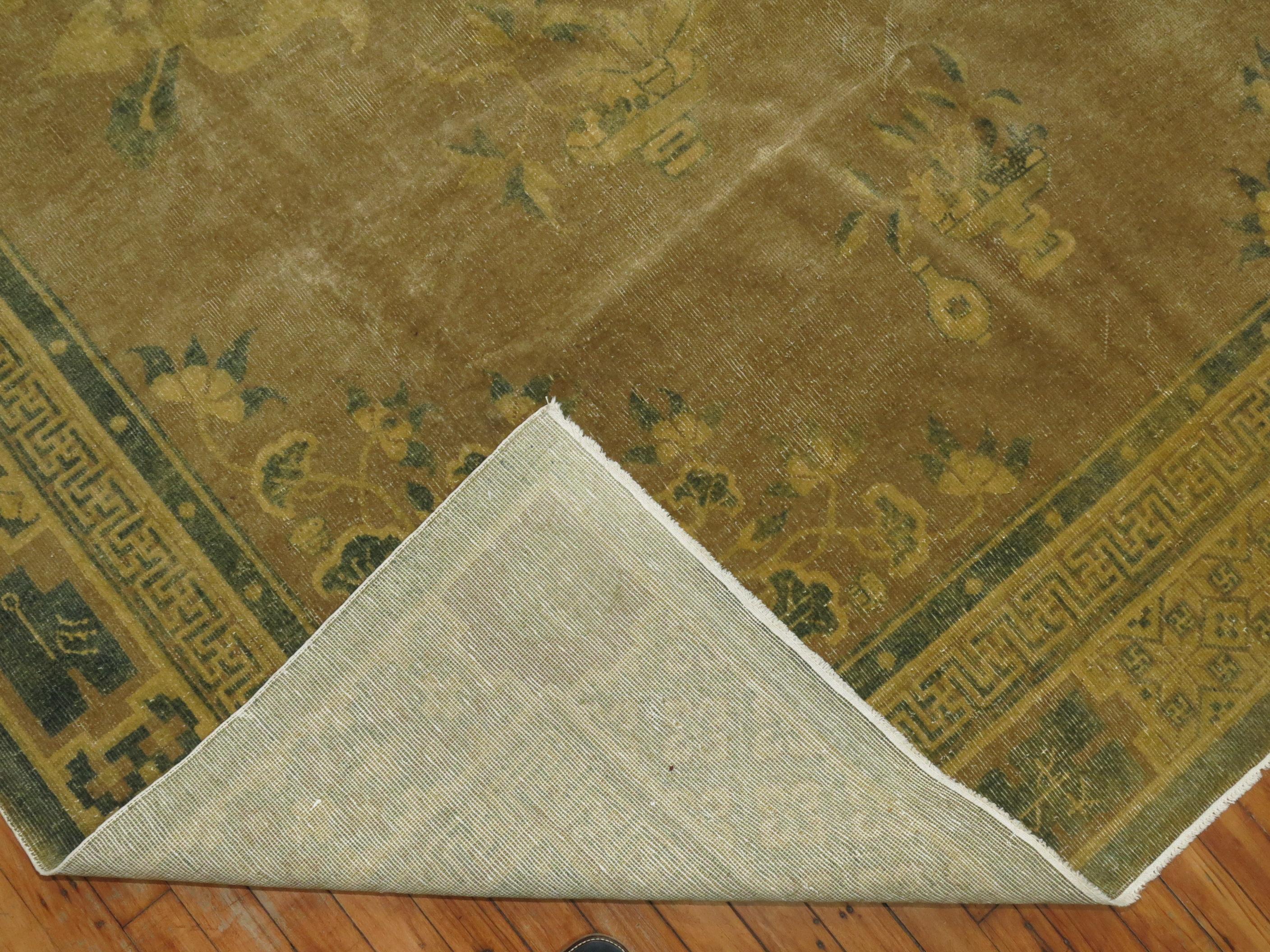 Chinesischer Teppich, Vintage (Wolle) im Angebot