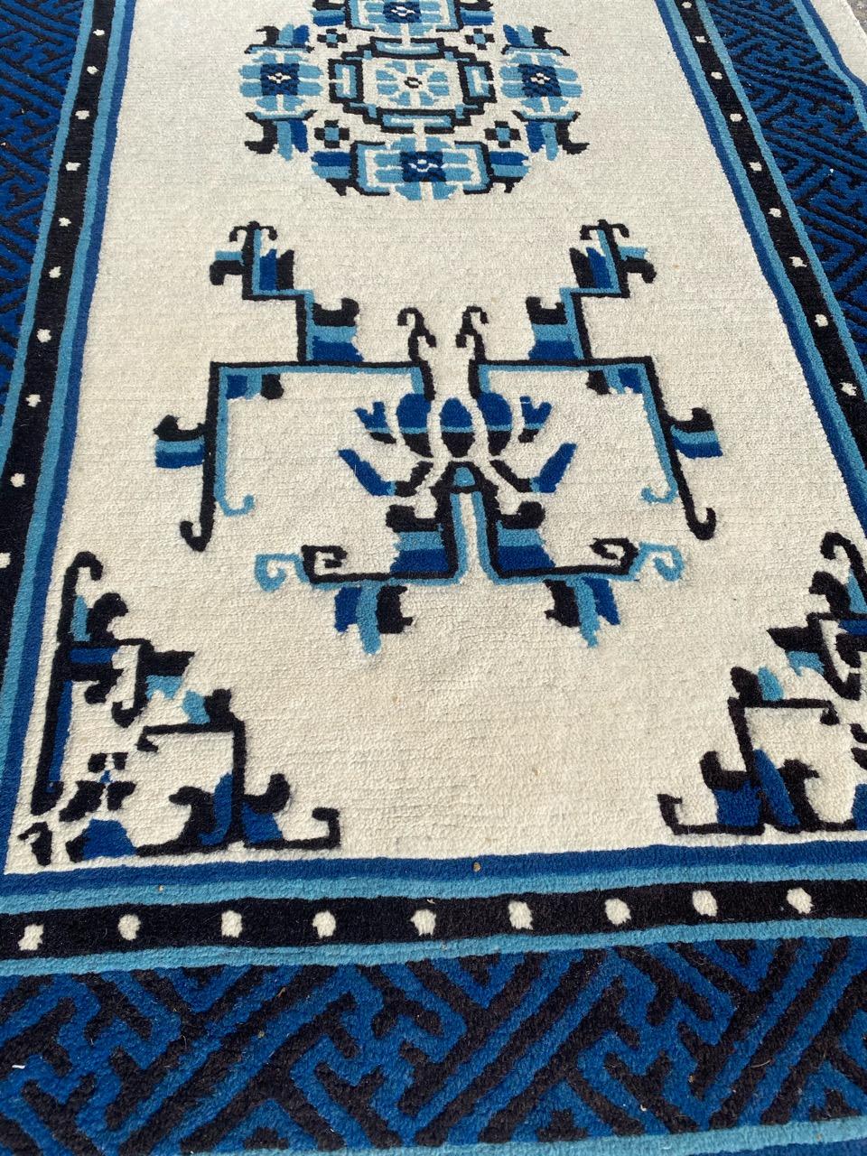 Bobyrug’s nice Vintage Chinese Rug For Sale 1