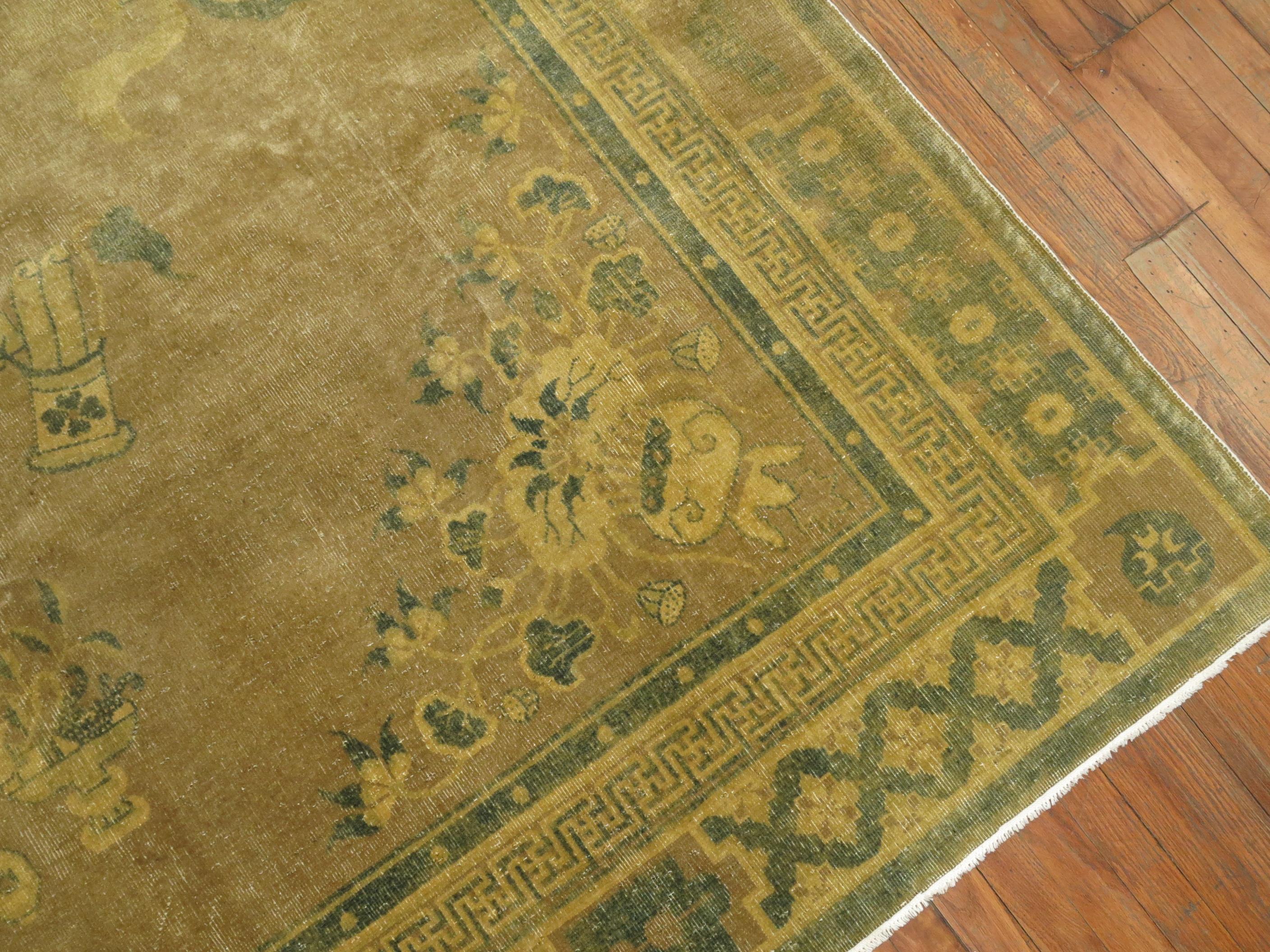 Chinesischer Teppich, Vintage im Angebot 2