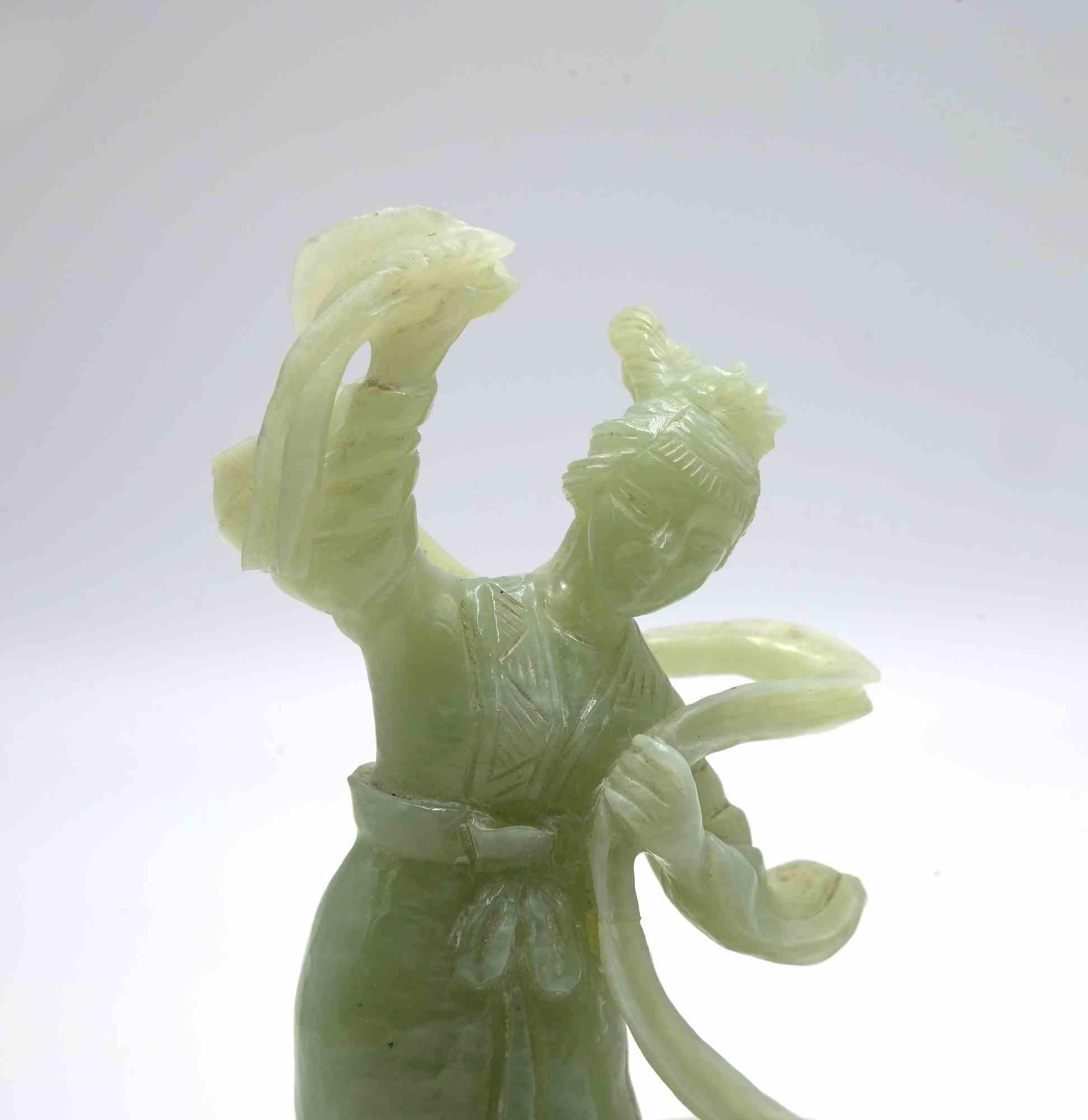 Japonais Sculpture chinoise vintage en serpentine, Chine, début du 20e siècle en vente