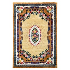 Retro Chinese Silk Carpet