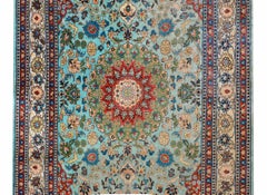 Vintage Chinese Silk Rug