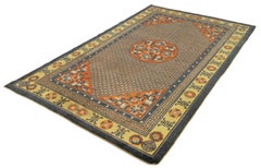 Vintage Chinese Silk Rug with Medallion, ca. 1920