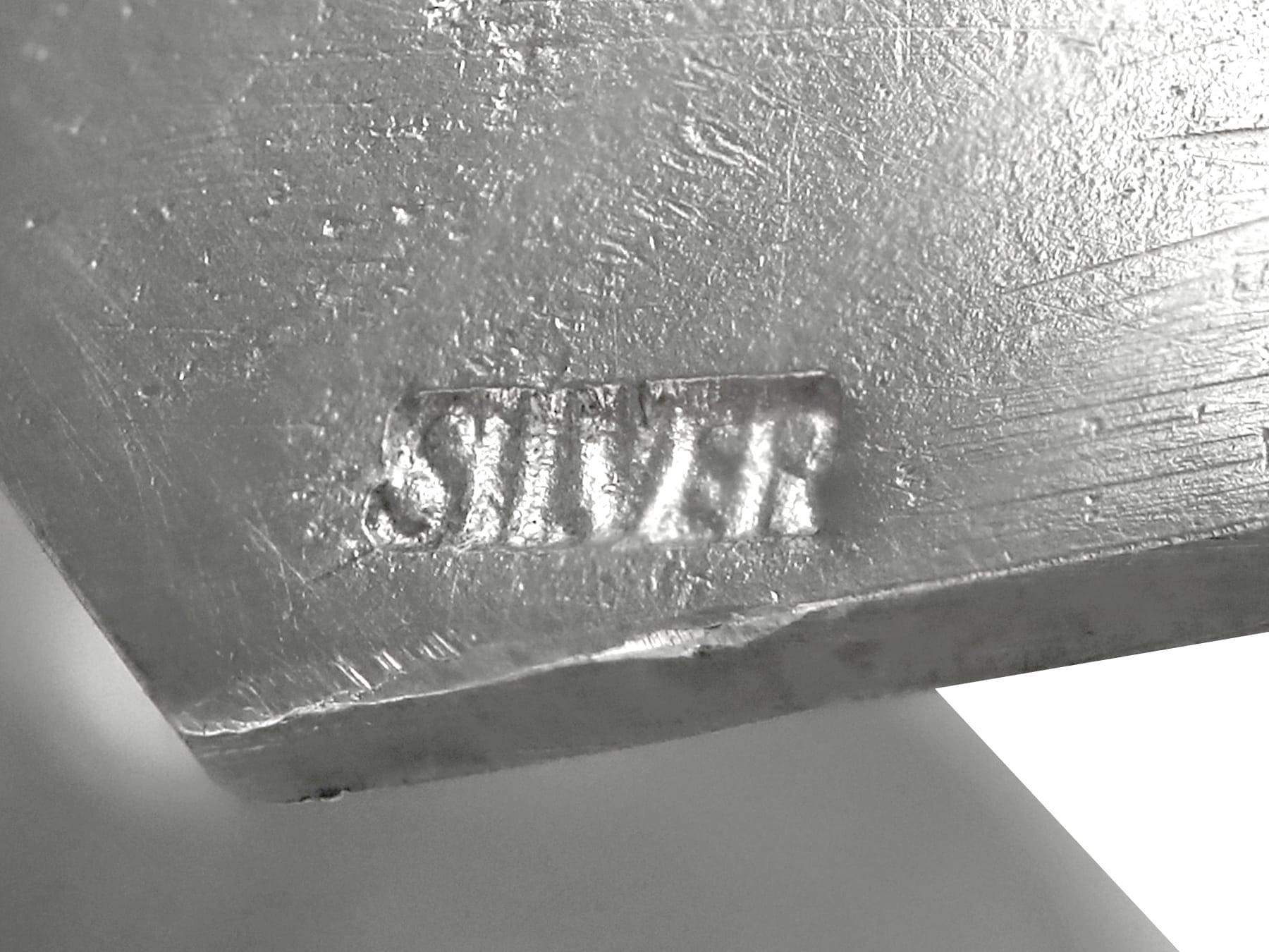 Vintage Asian Silver Warship / Tutle Ship Ornament For Sale 12