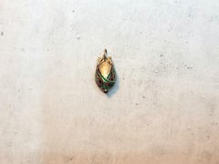 Vintage Chinese Silver Gilt Enamel Egg Pendant