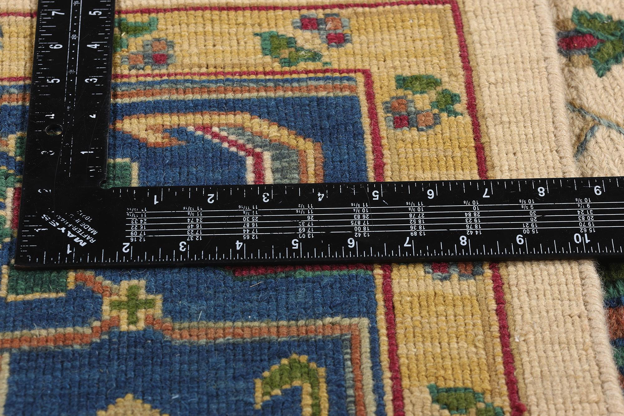Contemporary Vintage Chinese Soumak Carpet with Modern Style For Sale