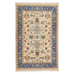 Chinesischer Soumak-Teppich im modernen Stil, Vintage