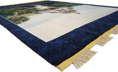 Vintage Chinese Tableau Carpet, 08'00 x 11'00