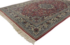 Alfombra china Tabriz vintage de estilo tradicional