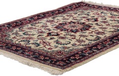 Vintage Chinese Tabriz Rug with Traditional Style