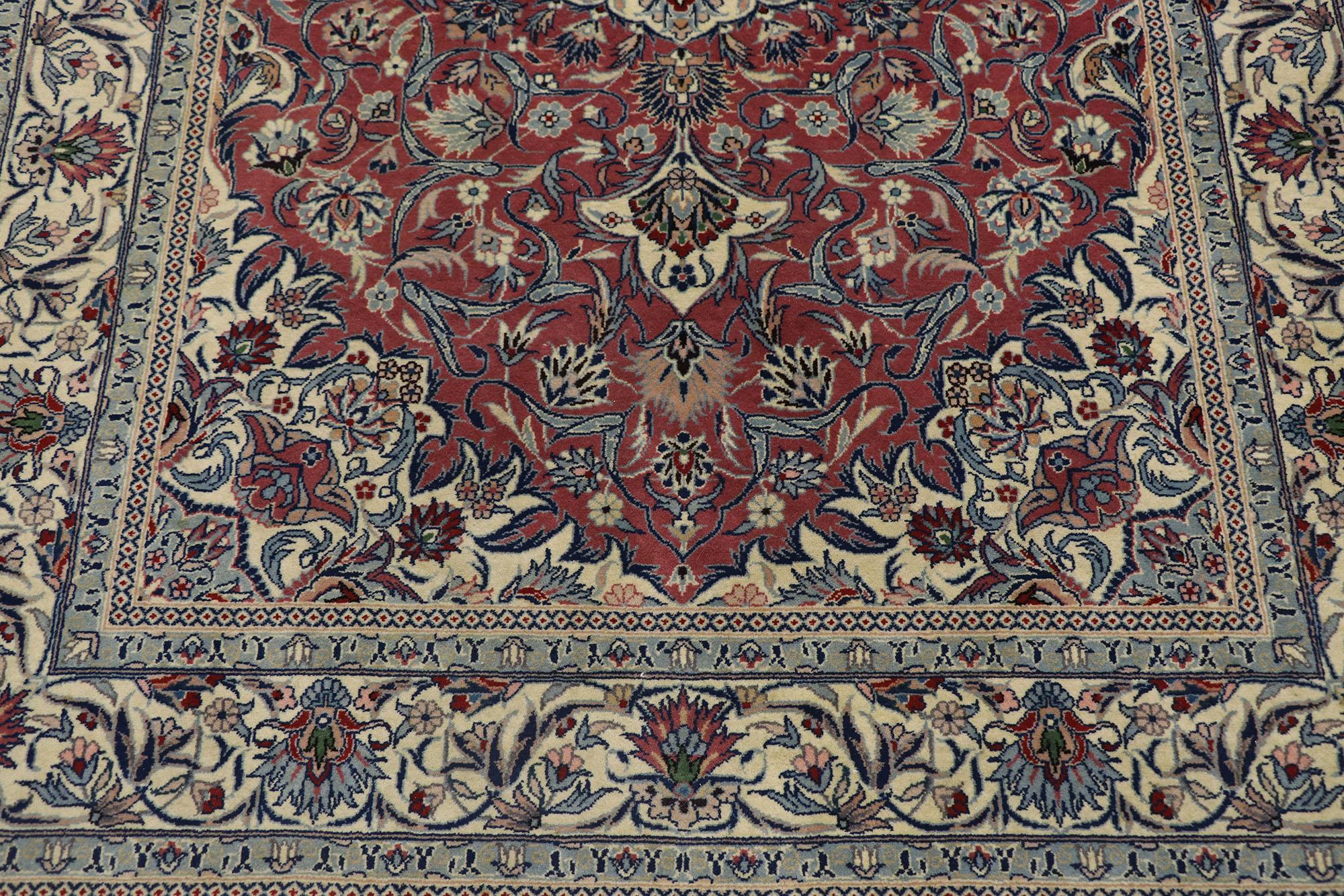 20th Century Vintage Chinese Tabriz Rug with Traditional Style For Sale