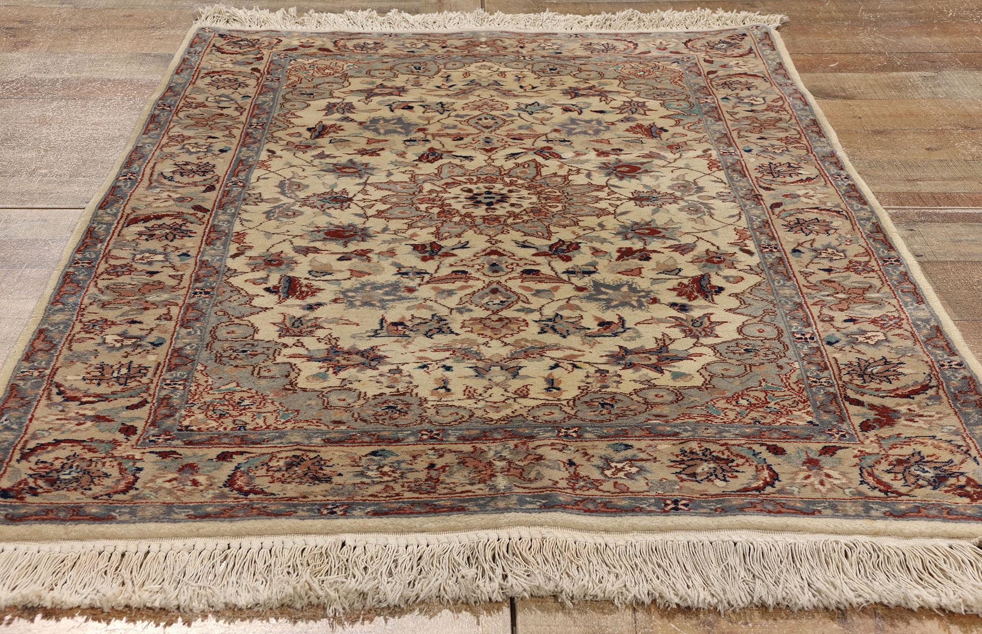 Vintage Chinese Tabriz Rug with Traditional Style For Sale 2